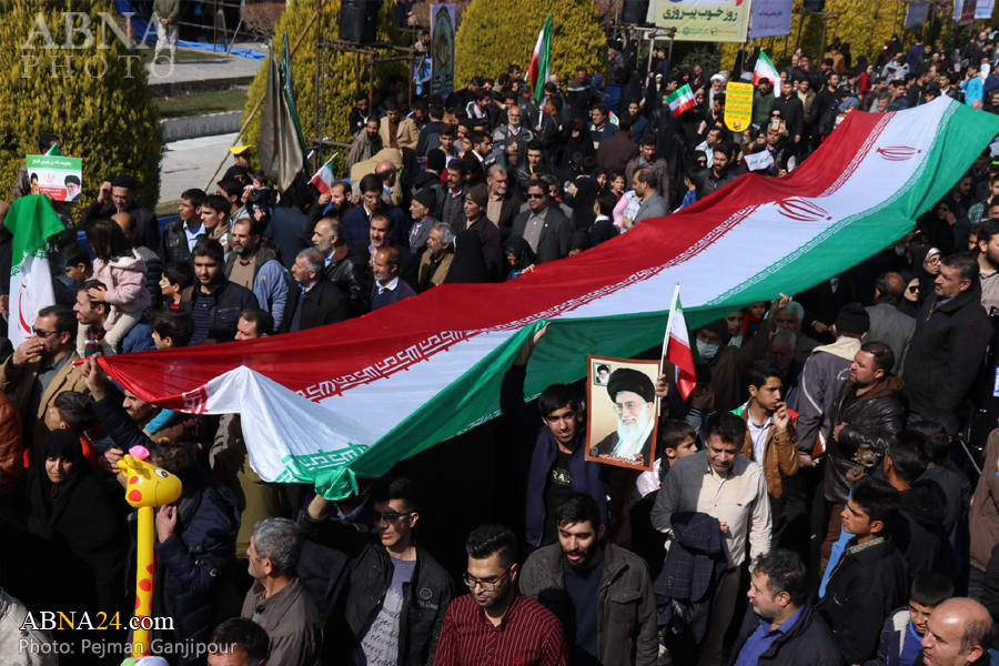 حماسه حضور مردم اصفهان در راهپیمایی ۲۲ بهمن ۹۶