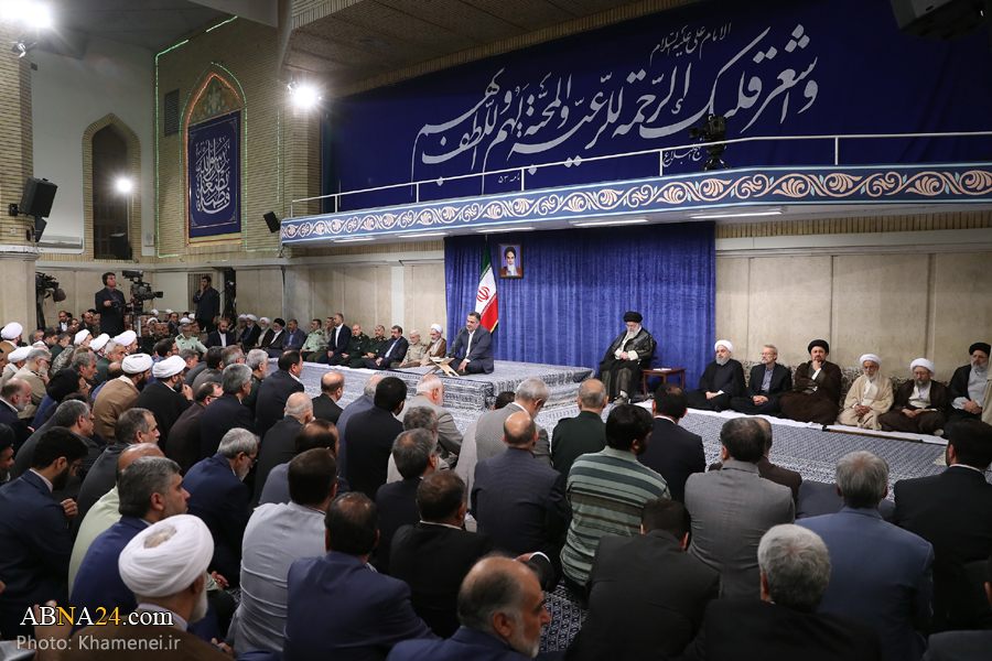 دیدار مسئولان نظام جمهوری اسلامی ایران با رهبر معظم انقلاب 