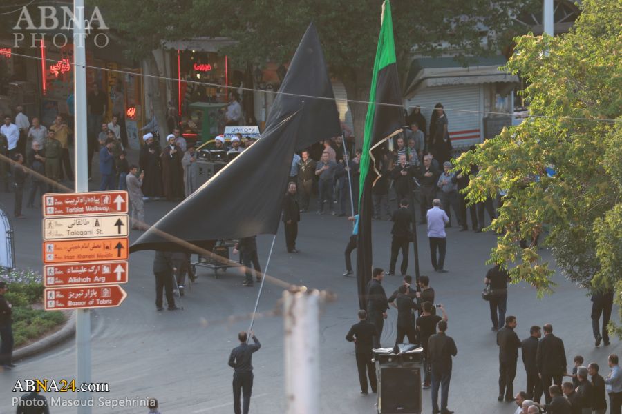 “Ceremonias de Luto en las Calles de Tabriz por el Aniversario del Martirio del Imam Yafar As-Sadiq (P)”
