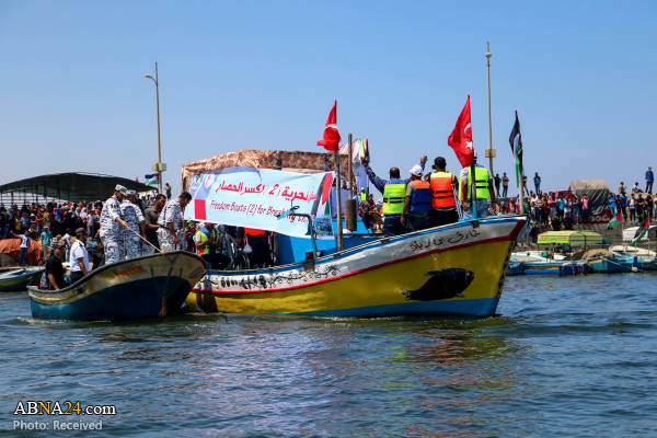 کشتی آزادی۲ در راه غزه