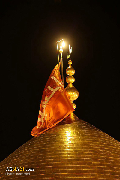 گزارش تصویری/ تعویض پرچم مرقد مطهر حضرت سیدالشهداء(ع)