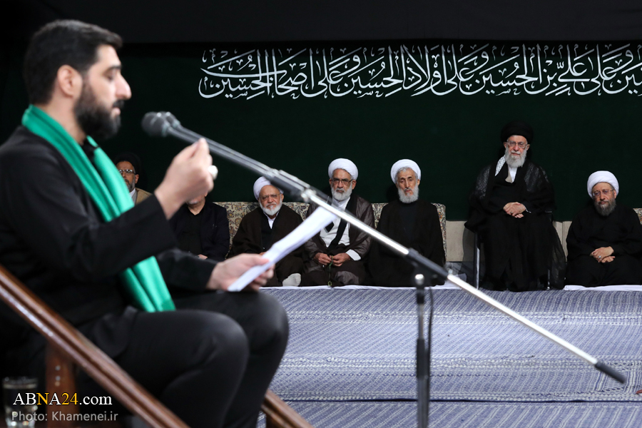 گزارش تصویری/ نخستین شب مراسم عزاداری حسینی با حضور مقام معظم رهبری