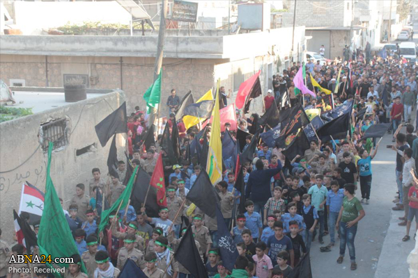 Ashura mourning ceremony in Nubl and Al-Zahraa, Syria