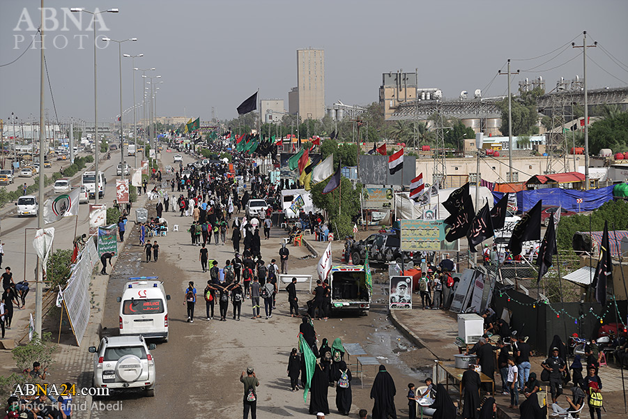 “La caminata de Arba’in Hussaini en la ciudad iraquí de Sudayr”
