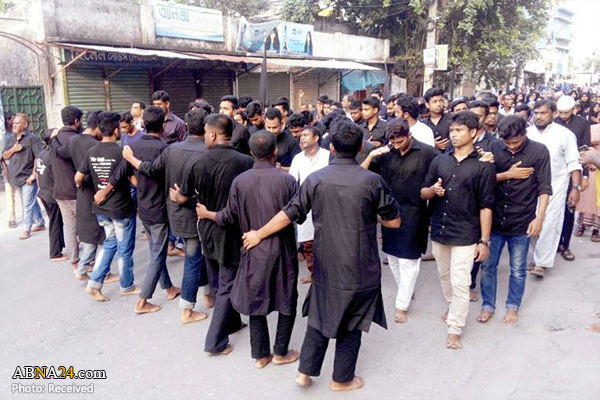 “Se ha conmemorado una ceremonia de duelo Hussainí en la ciudad bengalí de Julna”