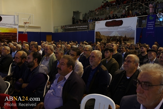 گزارش تصویری/ مراسم عزاداری اربعین حسینی در ورزشگاه «محسن یازیجی اوغلو» استانبول