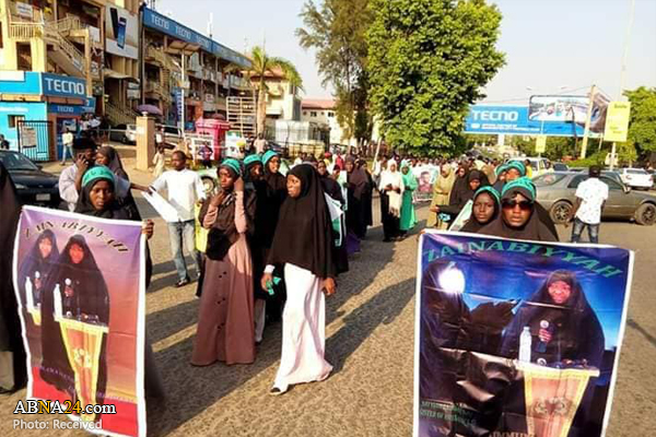 راهپیمایی هواداران شیخ زکزکی در پایتخت نیجریه