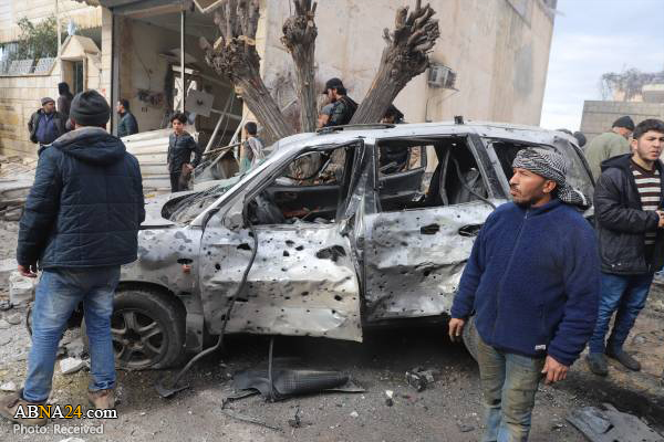 انفجار خودروی بمب گذاری شده در اعزاز سوریه