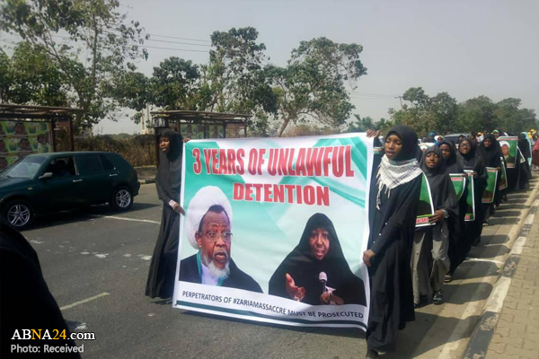 راهپیمایی شیعیان نیجریه در سومین سالگرد فاجعه کشتار زاریا