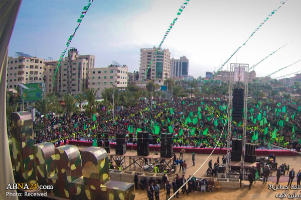  مراسم سی و یکمین سالروز تأسیس حماس در غزه