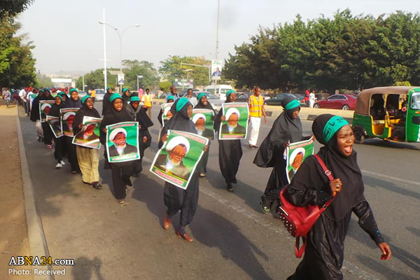 راهپیمایی شیعیان نیجریه در اعلام همبستگی با شیخ زکزکی