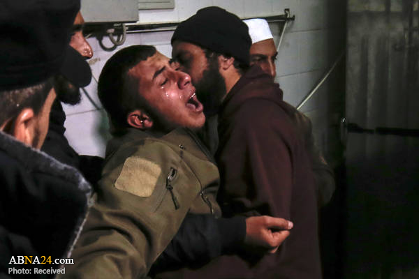 تشییع پیکر شهید فلسطینی در غزه