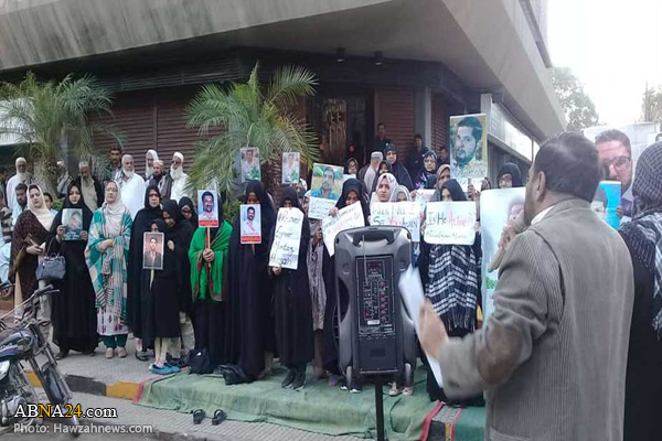 اعتصاب غذای خانواده شیعیان ربوده شده پاکستان