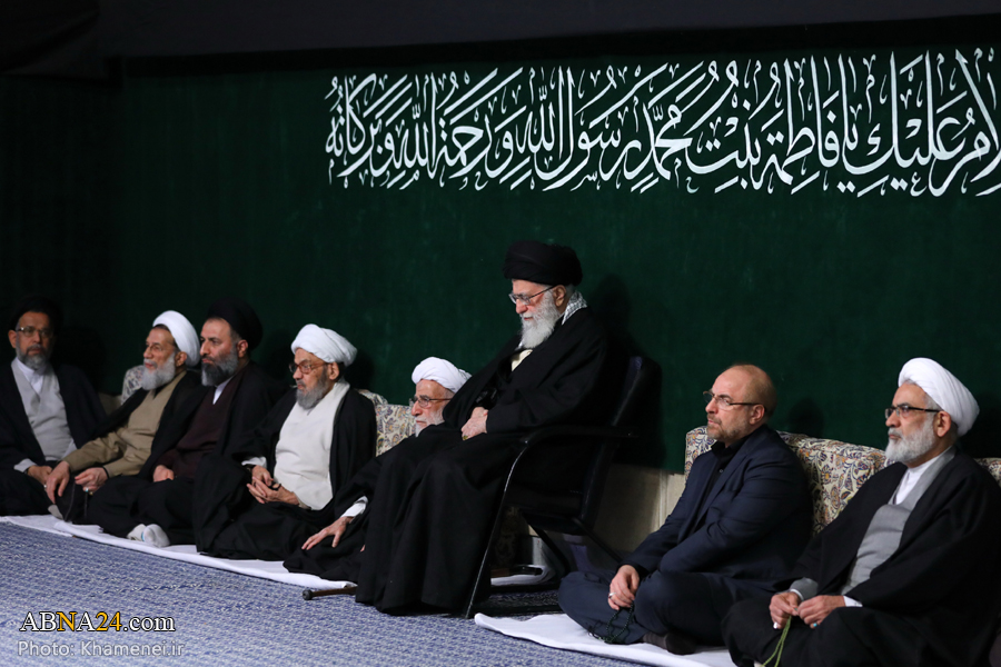 گزارش تصویری/ دومین شب عزاداری ایام فاطمیه با حضور مقام معظم رهبری 