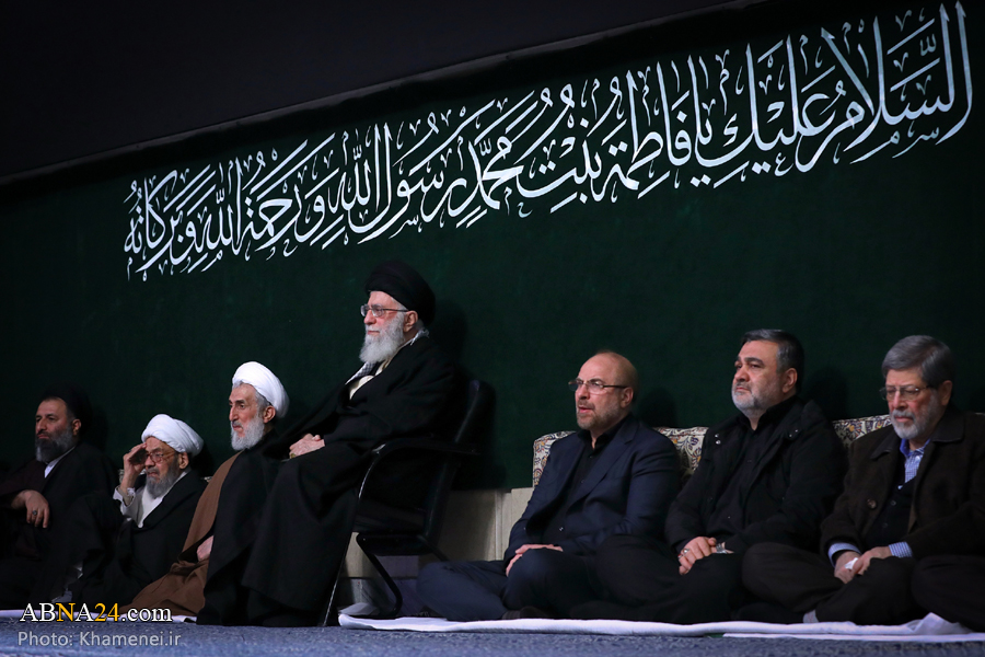 گزارش تصویری/ دومین شب عزاداری ایام فاطمیه با حضور مقام معظم رهبری 