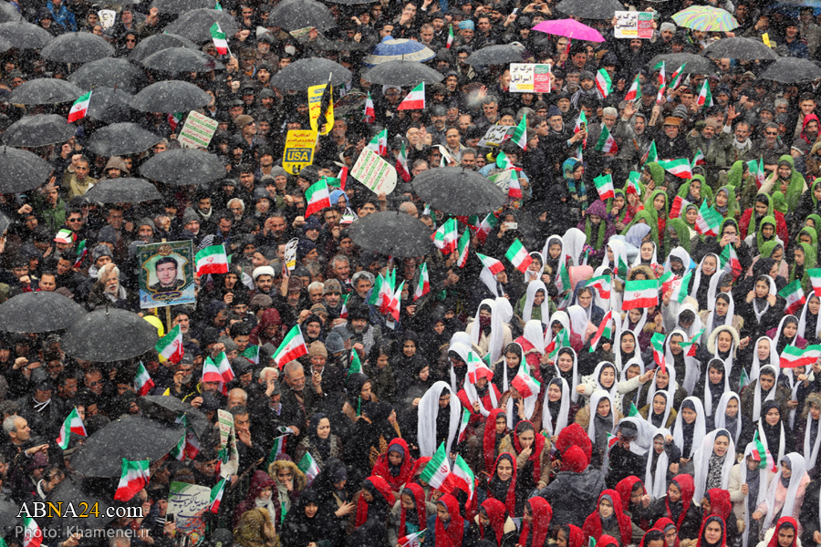 گزارش تصویری/ تصاویر راهپیمایی با شکوه مردم در ۲۲ بهمن در سراسر کشور