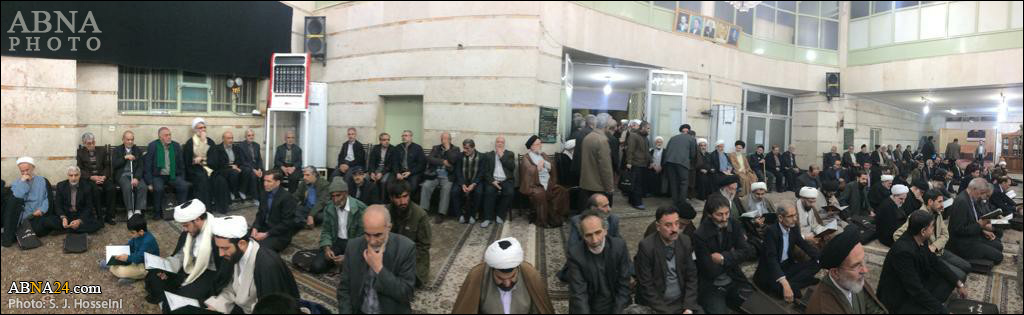 گزارش تصویری/ مراسم بزرگداشت آیت الله مؤمن(ره) در مسجد \