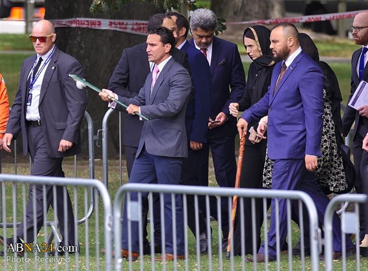 حضور نخست وزیر نیوزیلند در اولین نماز جمعه مسلمانان پس از حادثه تروریستی