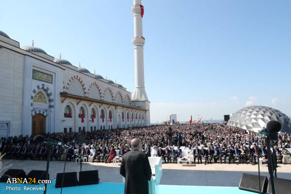 افتتاح بزرگترین مسجد ترکیه