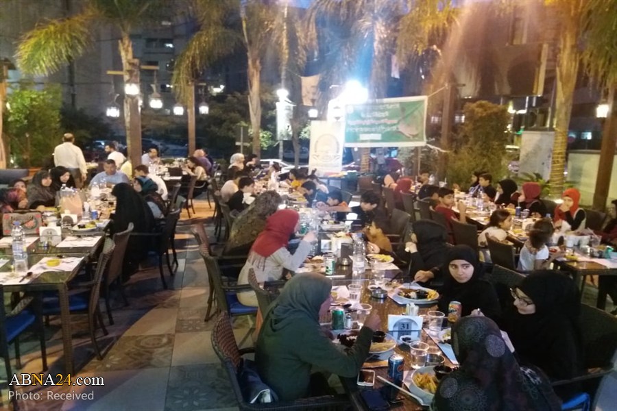 ضیافت افطاری جمعیت خیریه حضرت زینب(س) برای کودکان یتیم در بیروت 