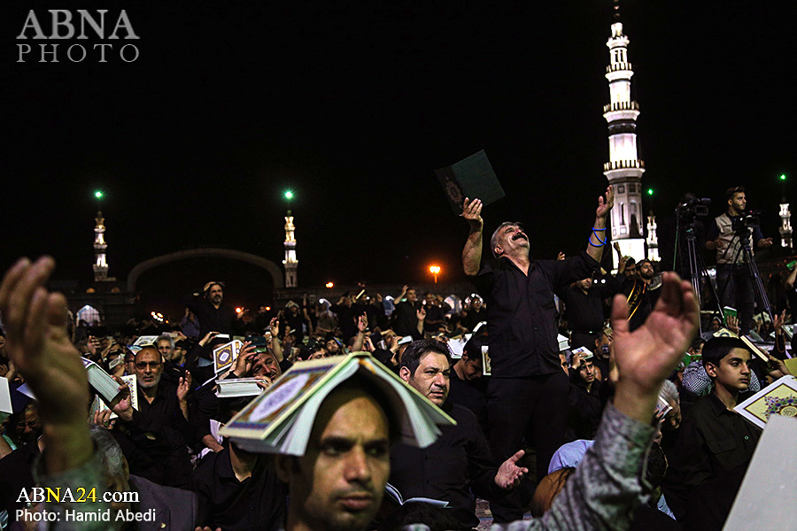گزارش تصویری/ مراسم احیای شب ۲۳ رمضان در مسجد مقدس جمکران