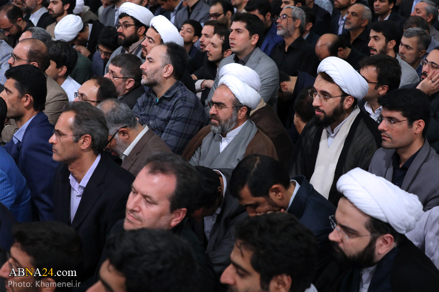 گزارش تصویری/ دیدار رمضانی جمعی از استادان، نخبگان و پژوهشگران دانشگاه‌ها با رهبر معظم انقلاب اسلامی