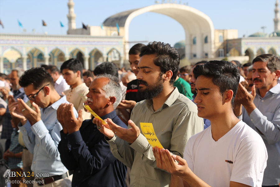 گزارش تصویری/ نماز عید سعید فطر در مسجد مقدس جمکران ـ ۱
