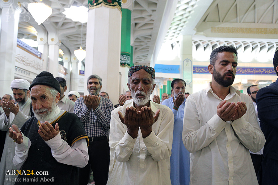 گزارش تصویری/ اقامه نماز عید سعید فطر در حرم حضرت معصومه(س)