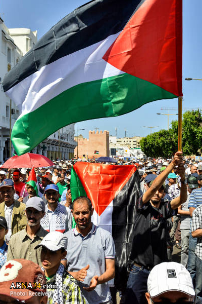 تظاهرات مراکشی‌ها در مخالفت با کنفرانس منامه و معامله قرن
