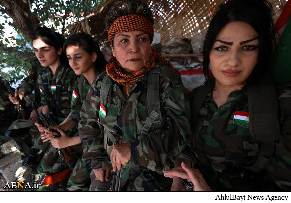 پیوستن زنان کُرد ایرانی به پیشمرگه‌های عراقی! + تصاویر