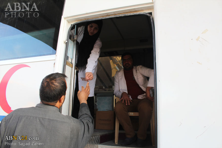 گزارش تصویری/ بیمارستان سیار برای زائران نجف اشرف 