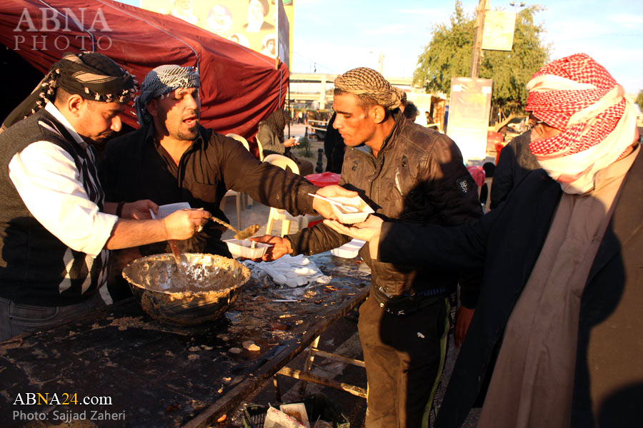 گزارش تصویری/ موکب های پذیرایی از زوار امیرالمؤمنین علی(ع) در نجف اشرف 