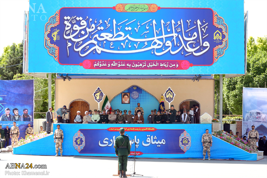گزارش تصویری/ برگزاری مراسم دانش‌آموختگی دانشجویان دانشگاه امام حسین(ع) با حضور رهبر انقلاب 
