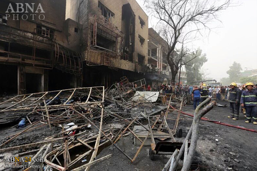 گزارش تصویری/ انفجار مرگبار در بازار الکراده مریم