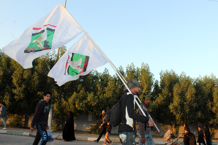 گزارش تصویری/ پیاده روی در نجف اشرف، یک روز قبل از سالروز رحلت پیامبر(ص)
