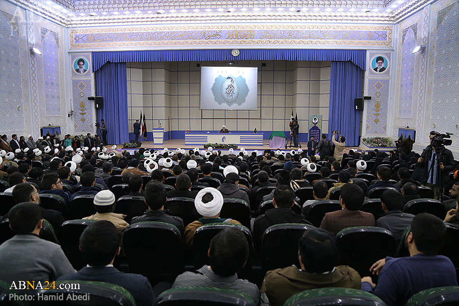 گزارش تصویری/ سخنرانی آیت الله جوادی آملی در همایش ملی صدف کوثر
