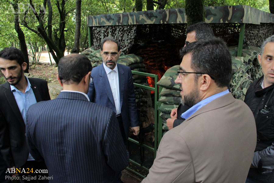 گزارش تصویری/ بازدید معاون امور زائران استاندار قم از مناطق نظامی حزب الله