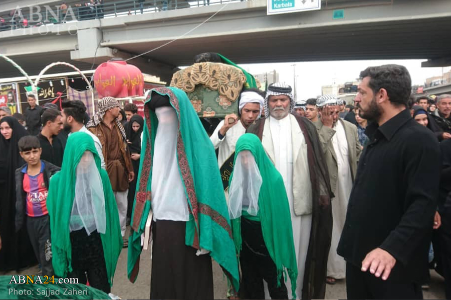 گزارش تصویری/ پیاده‌روی زوار به سوی مرقد حضرت علی(ع) در نجف اشرف - 1