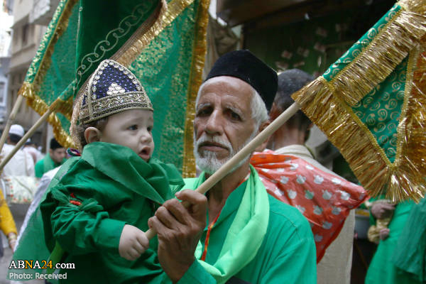 گزارش تصویری/ عزاداران سبزپوش حسینی