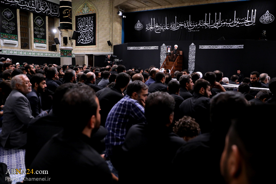 عکس خبری/ اولین شب مراسم عزاداری امام حسین(ع) در محضر مقام معظم رهبری 