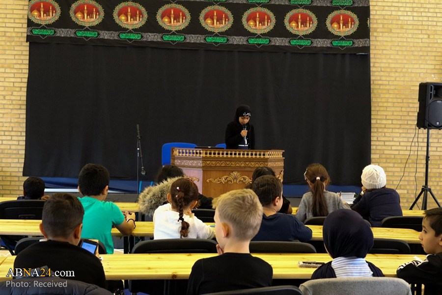 Photos: Introducing Imam Hussain (AS) to children at Islamic center in Copenhagen