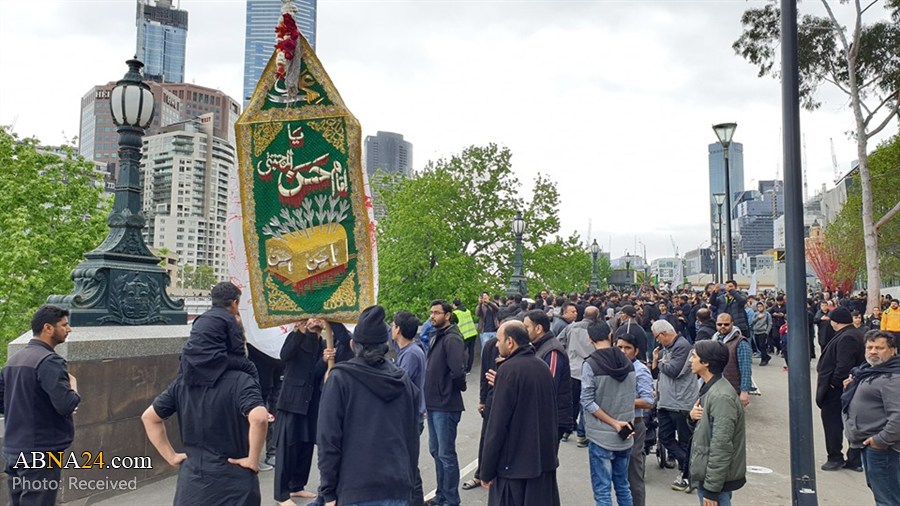 گزارش تصویری/ برپایی دسته عزاداری اربعین حسینی در شهر ملبورن