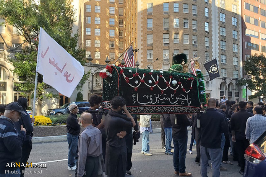 گزارش تصویری/ دسته عزاداری اربعین حسینی در واشنگتن 