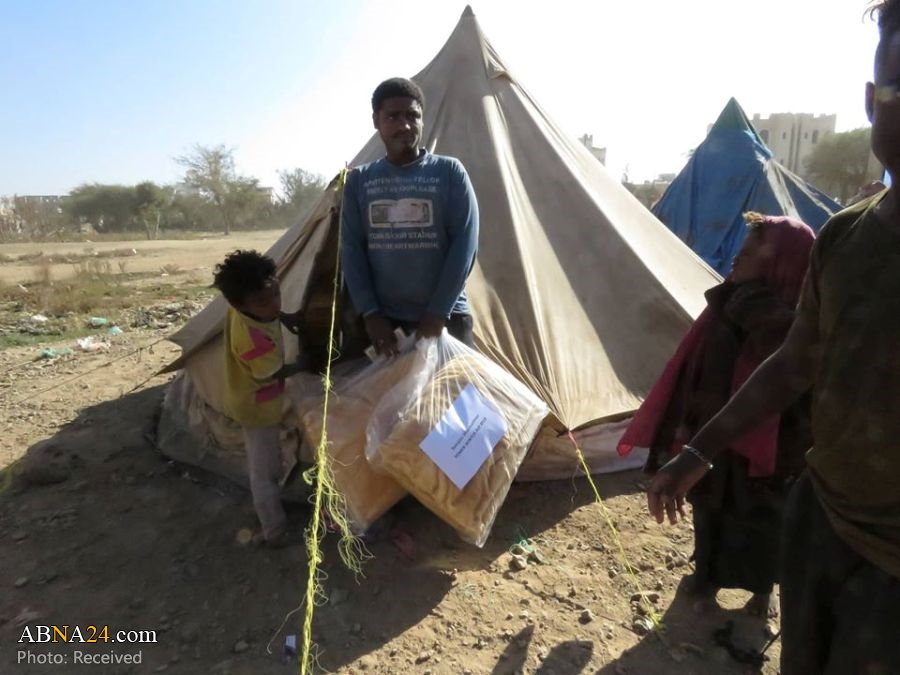 اهدای پتو به نیازمندان یمنی در فصل سرما از سوی شیعیان سوئد