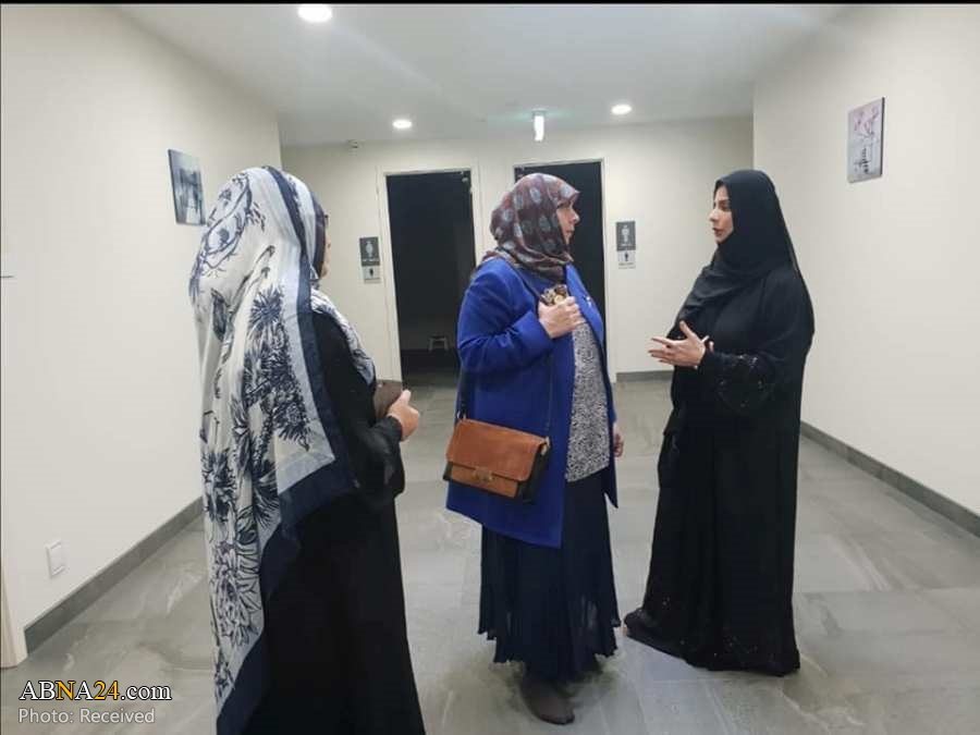 حضور دختر امام موسی صدر در موسسه شیعیان العصر در ملبورن استرالیا