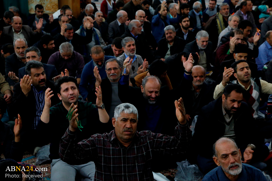 مراسم دعای توسل به نیت سلامتی و آزادی شیخ زاکزاکی در مسجد جمکران