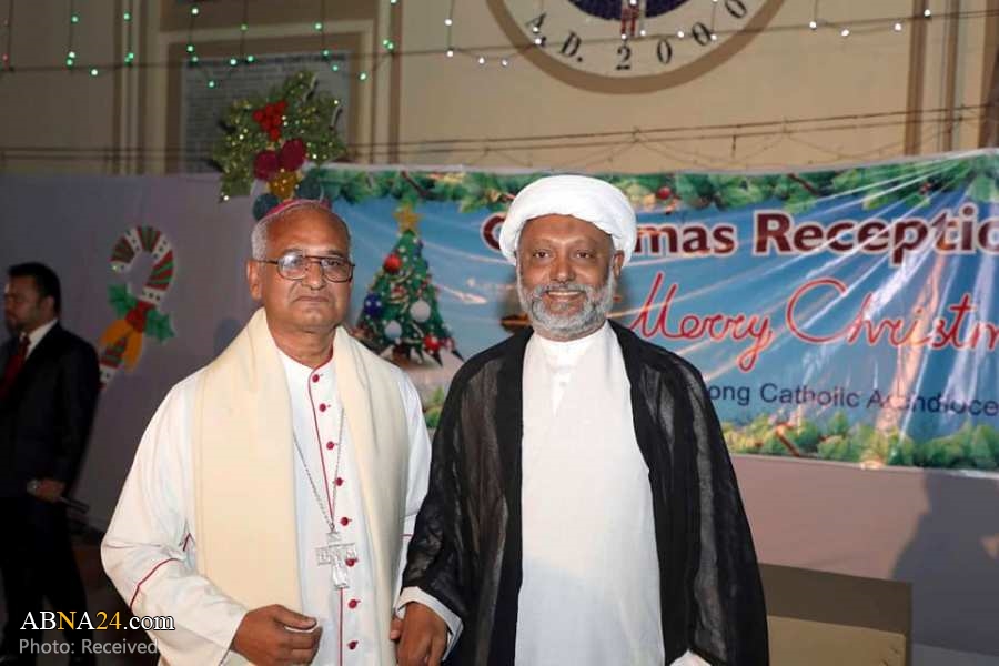 جشن سالروز میلاد حضرت مسیح در بنگلادش با حضور روحانی شیعی