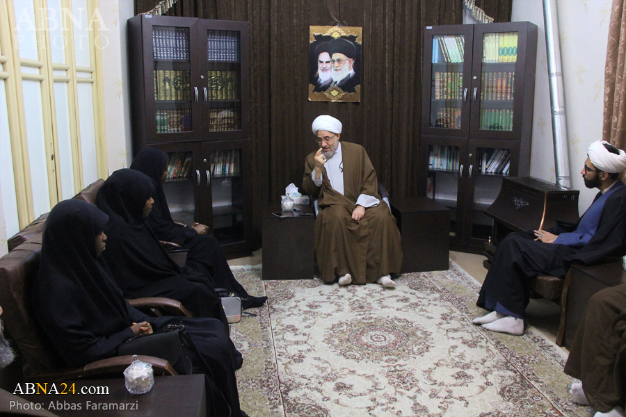 گزارش تصویری/ دیدار دختران شیخ زاکزاکی با مراجع تقلید و علما در قم 