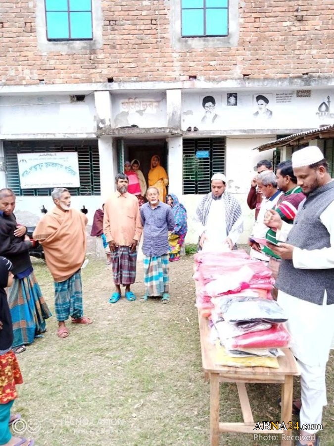 Photos: Shiites distribute warm clothes to needy people in Bangladesh