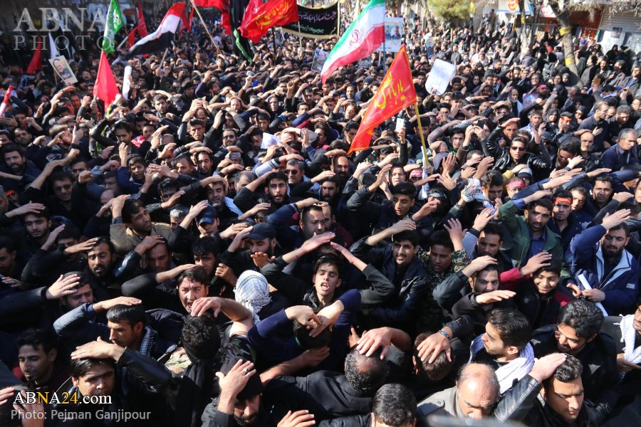 گزارش تصویری/ حماسه مردم کرمان در بدرقه پیکر شهید سردار سلیمانی